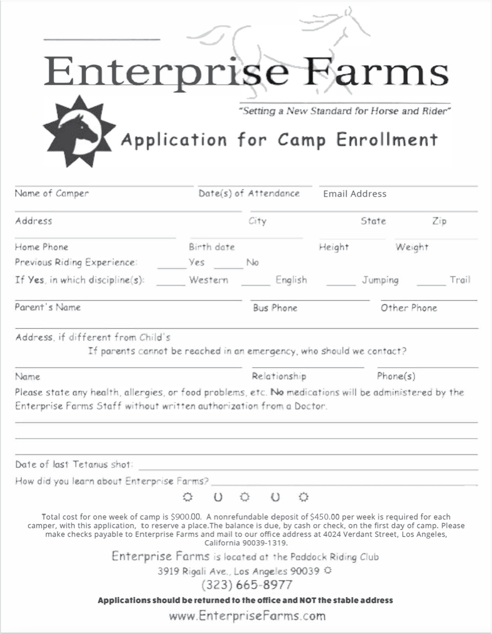Camp Application Image